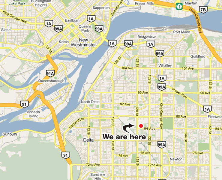 Directional map to Nikls head office