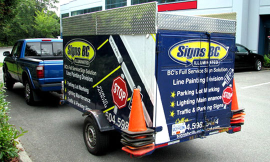 Commercial Property Line Painting