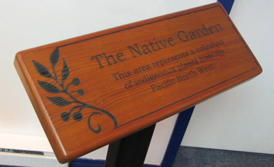 Engraved Wooden Plaque