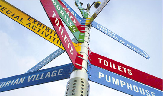 Directional Arrow Sign