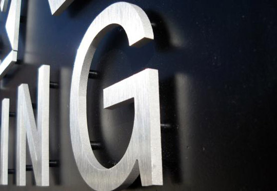 Aluminum Dimensional Lettering Aluminum Dimensional Lettering