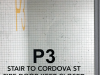 P3 - Stairs to Cordova St - Fire Door Keep Closed