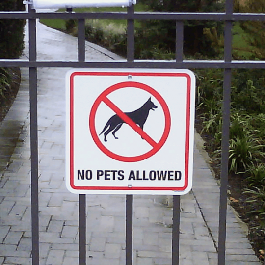 Pet Regulation Signs Signs BC Illuminated