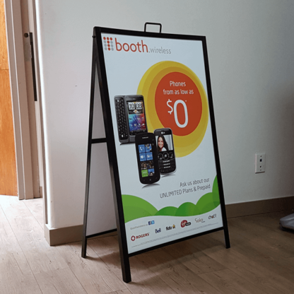 Traditional Sandwich Board Sign Holders