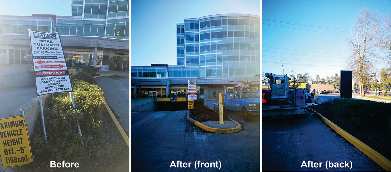 Before & After - Parking Regulation Signs