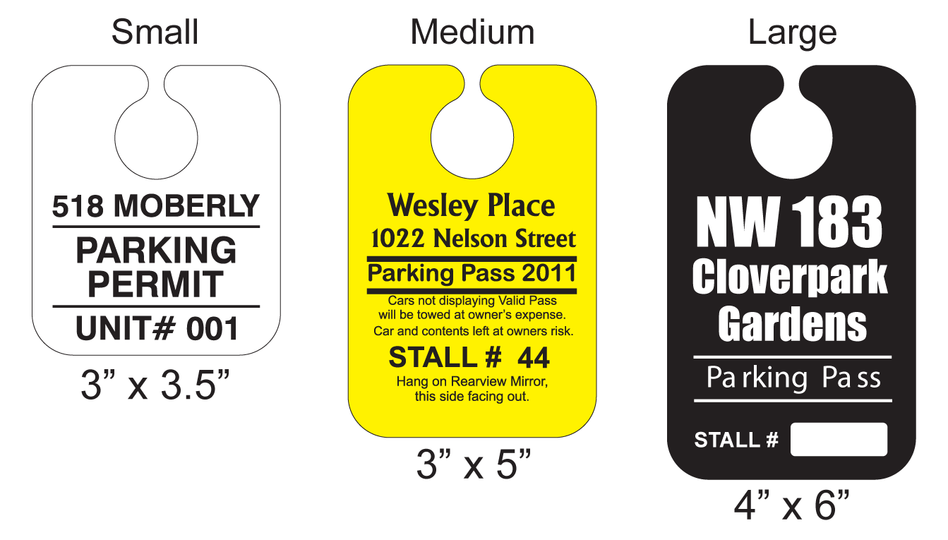 Step One - Parking Passes